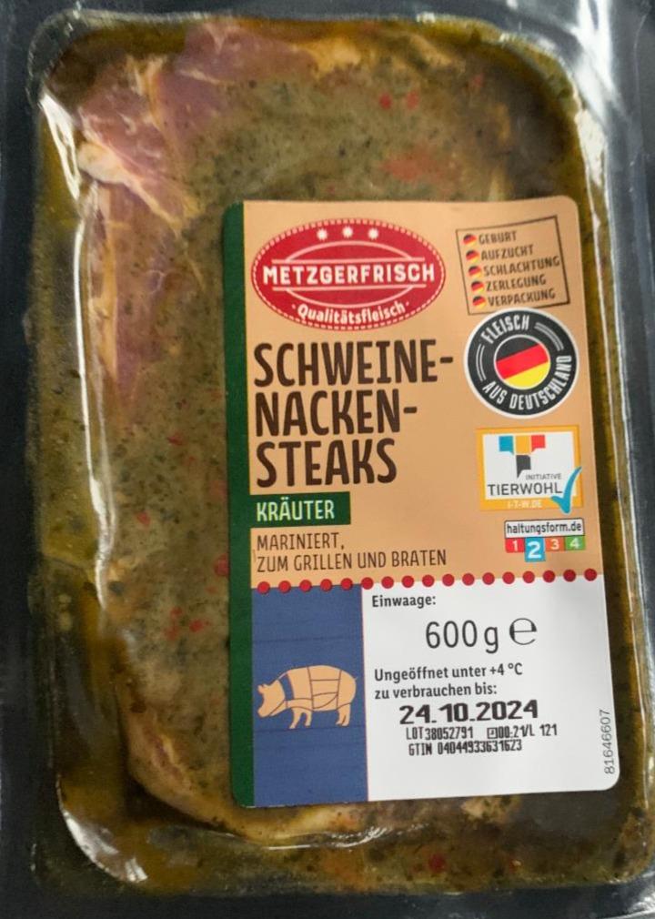 Фото - Schweinenackensteaks Metzgerfrisch