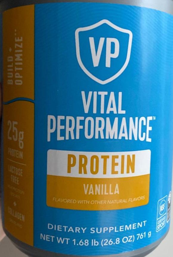 Фото - Протеїновий порошок Vital Performance Ваніль Vital Proteins