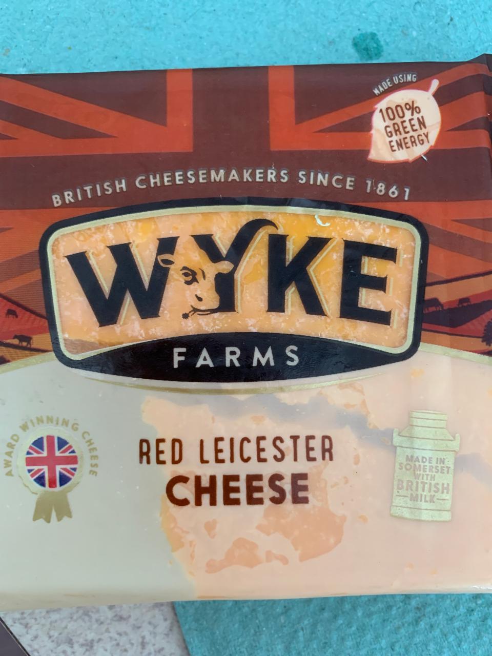 Фото - Red leicester cheese Wyke Farms