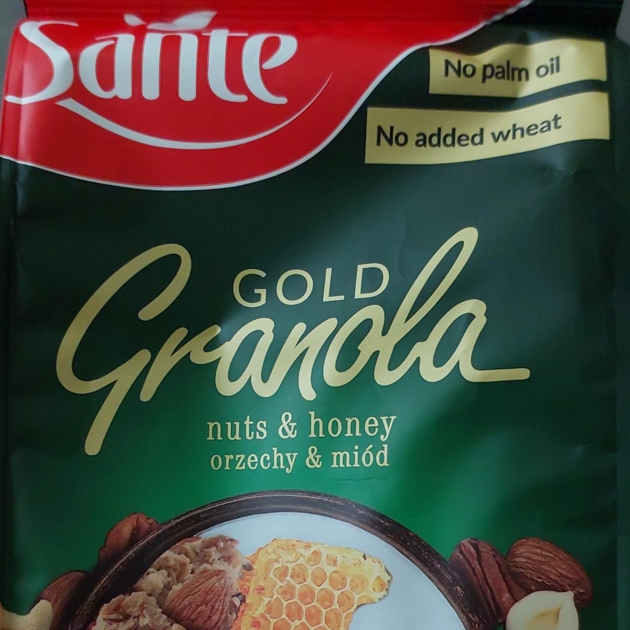 Фото - Gold Granola nuts & honey Sante