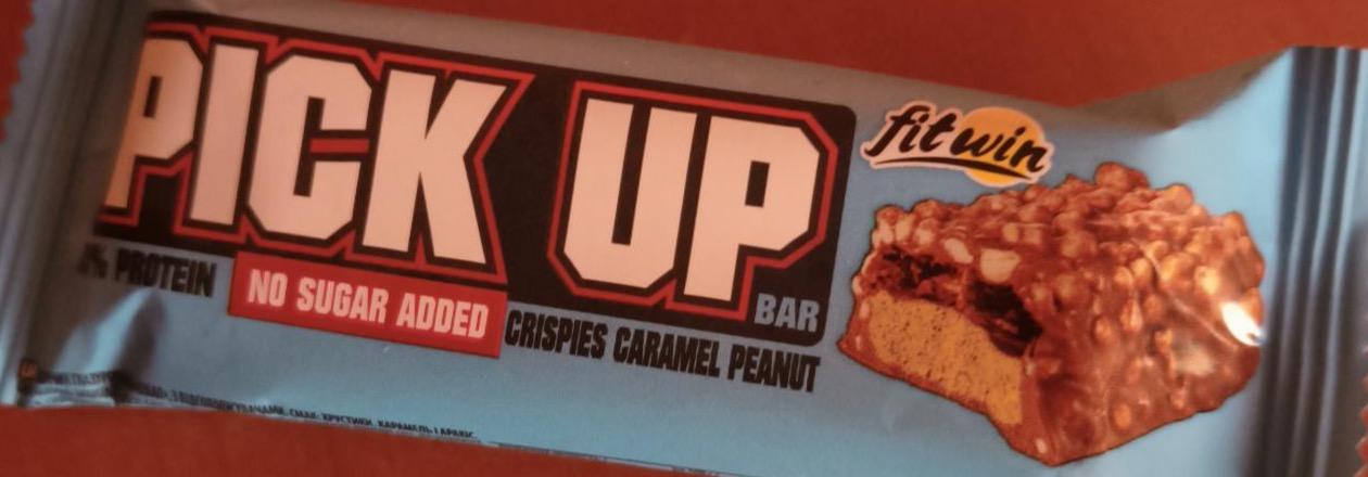 Фото - Pick up bar crispies caramel peanut Fitwin