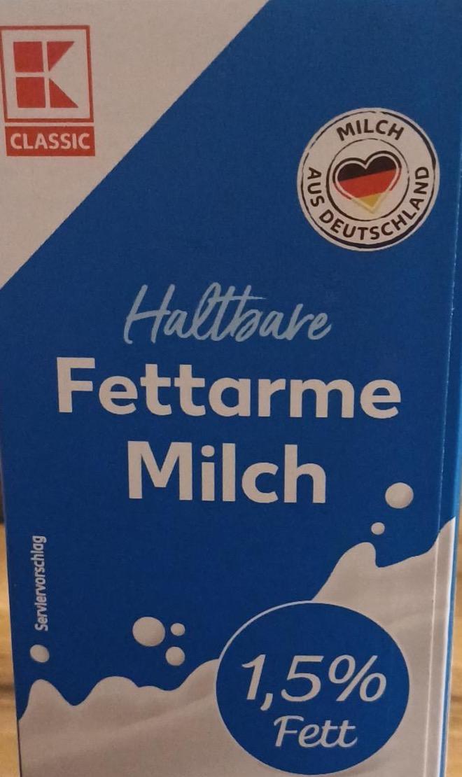 Фото - Haltbarr fettarme milch 1,5% K-Classic