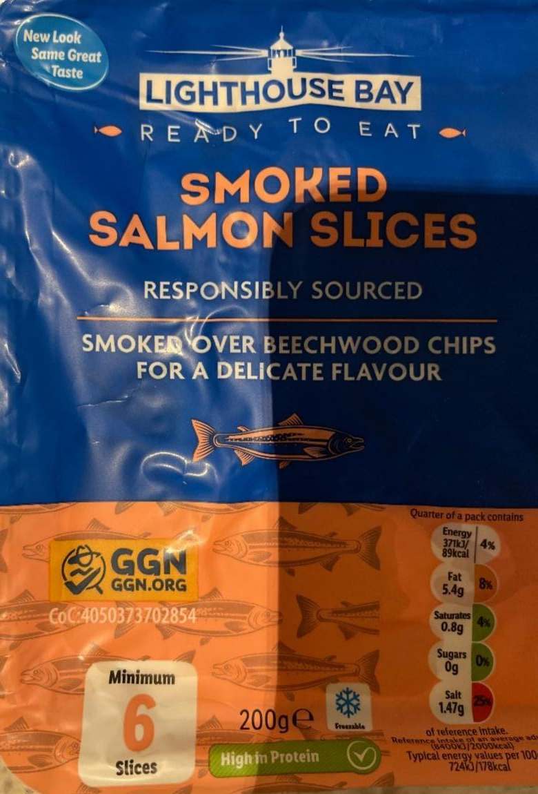 Фото - Smoked Salmon Slices Lighthouse Bay