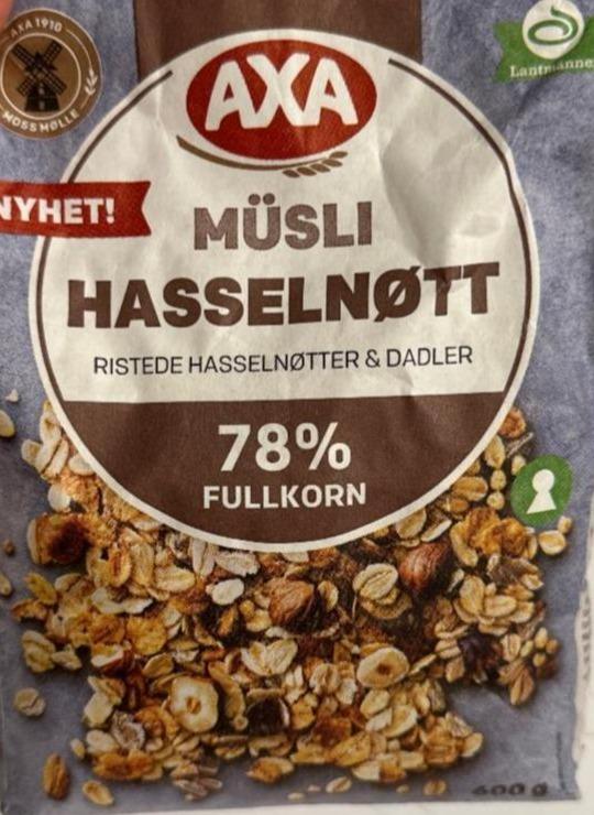 Фото - Müsli Hasselnøtt Axa