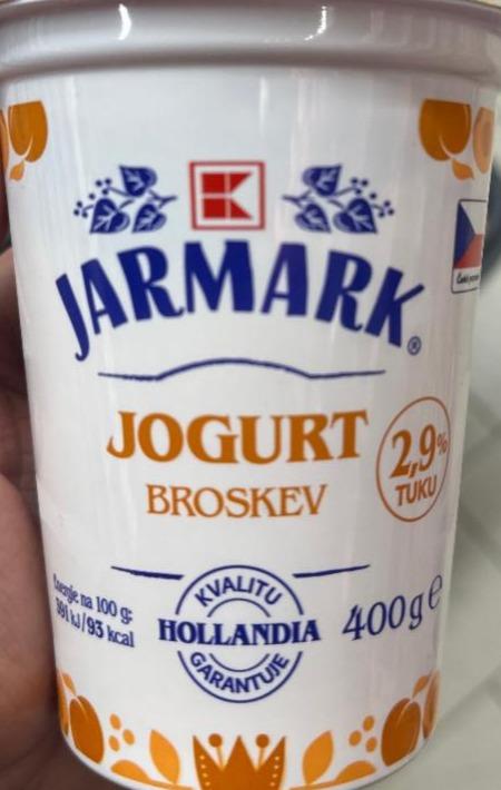 Фото - Jogurt broskev 2,9% tuku K-Jarmark