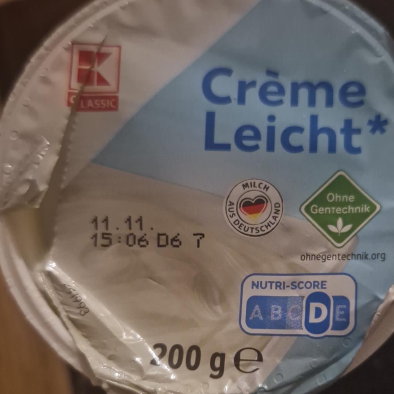 Фото - Crème Leicht K-Classic