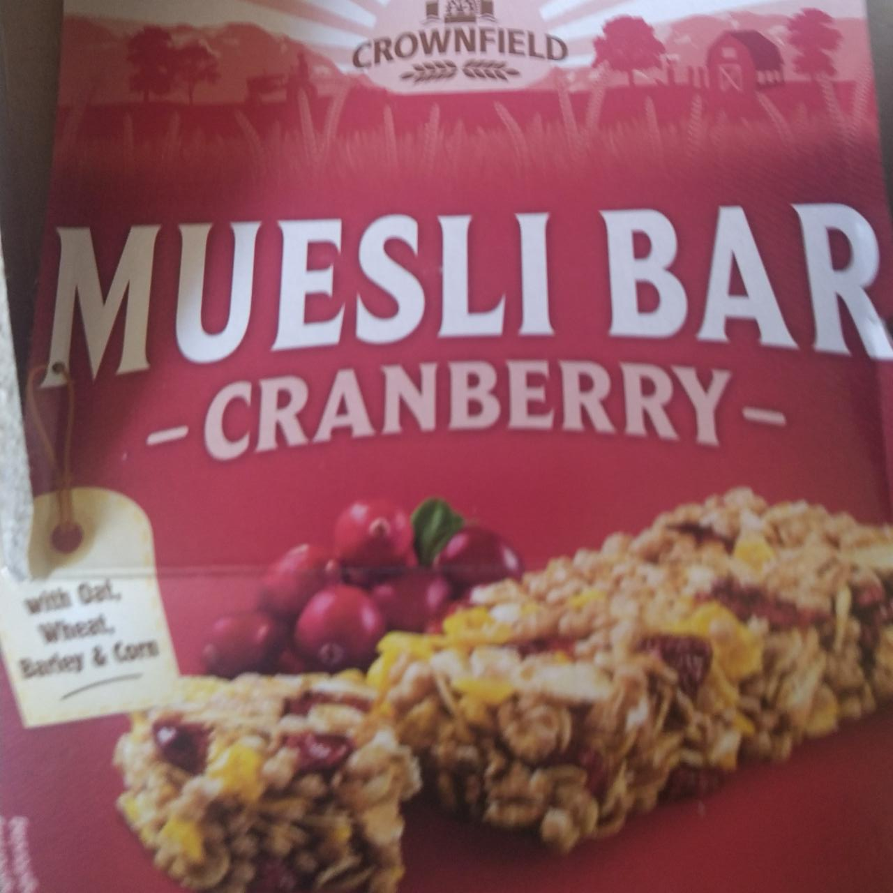 Фото - Muesli bar cranberry Crownfield