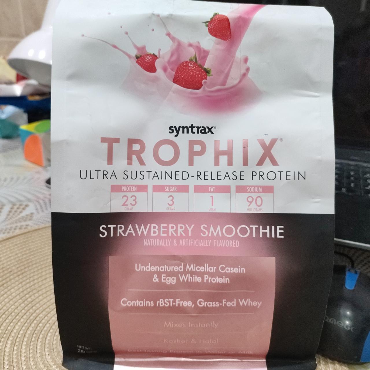 Фото - Протеїн Trophix Strawberry Smoothie Syntrax