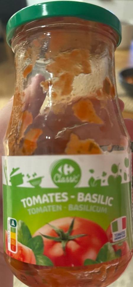 Фото - Tomates Basilic Carrefour