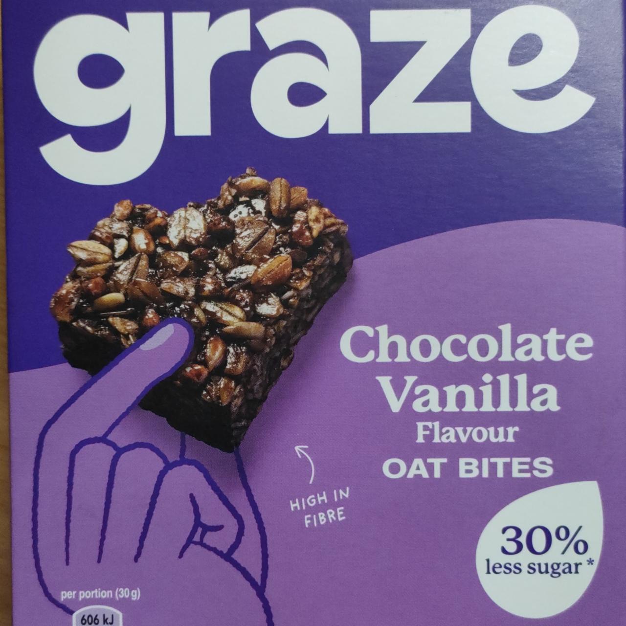 Фото - Chocolate vanilla protein oat bites Graze