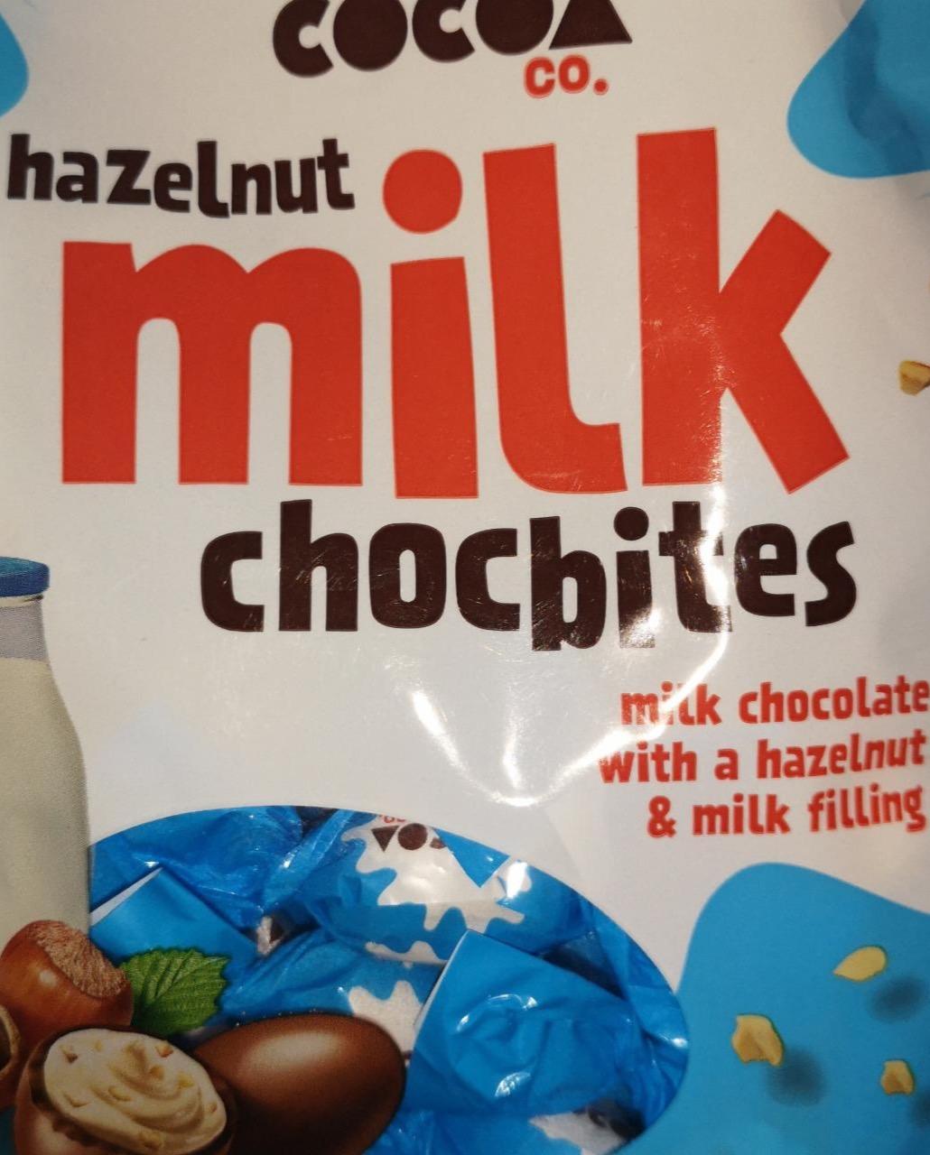 Фото - Hazelnut milk chocbites The Cocoa Co