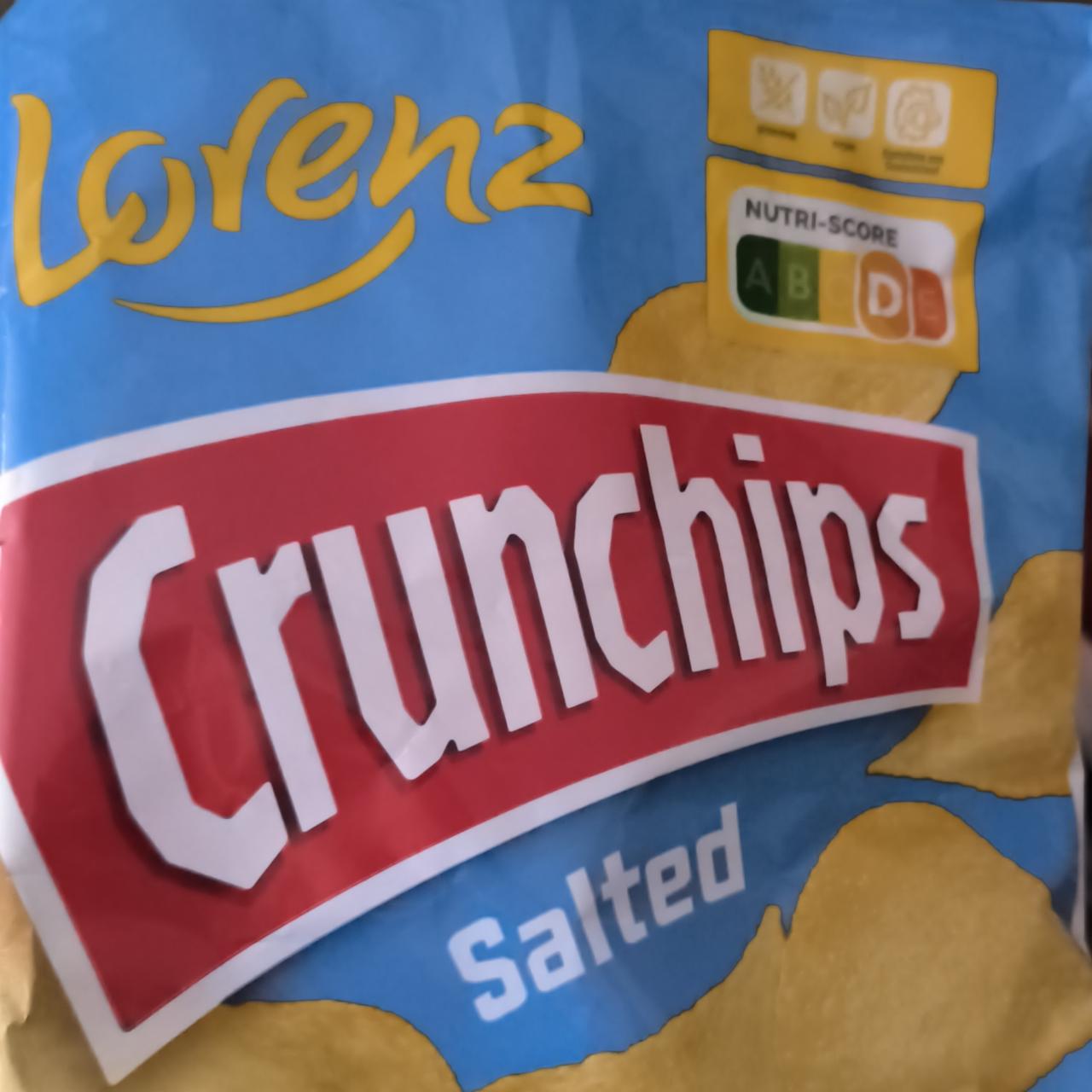 Фото - Чіпси картопляні з сіллю Crunchips Lorenz