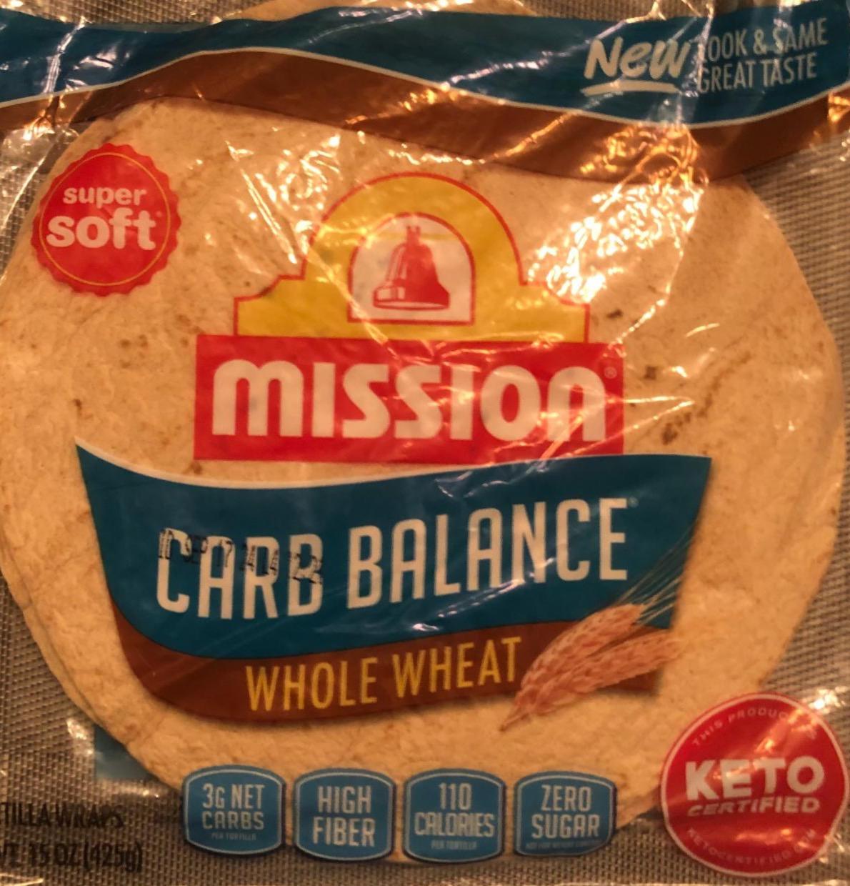 Фото - Carb balance whole wheat Mission