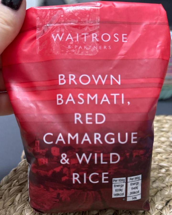 Фото - Brown Basmati, Red Camargue & Wild Rice Waitrose & Partners