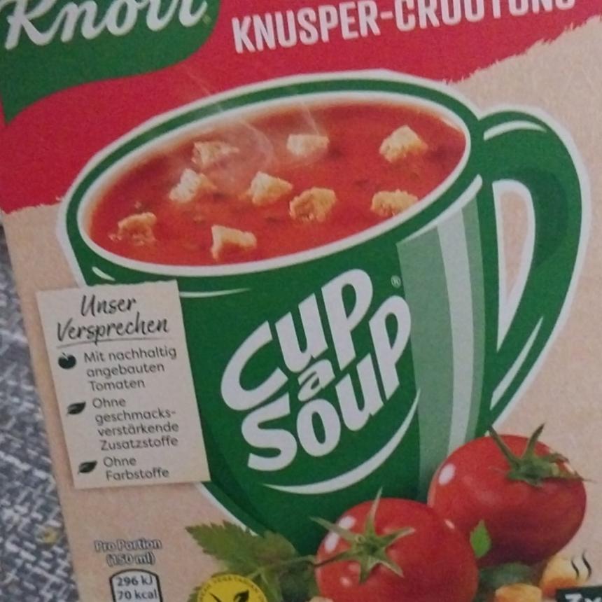 Фото - Tomaten cremesuppe mit Knusper-croutons Knorr