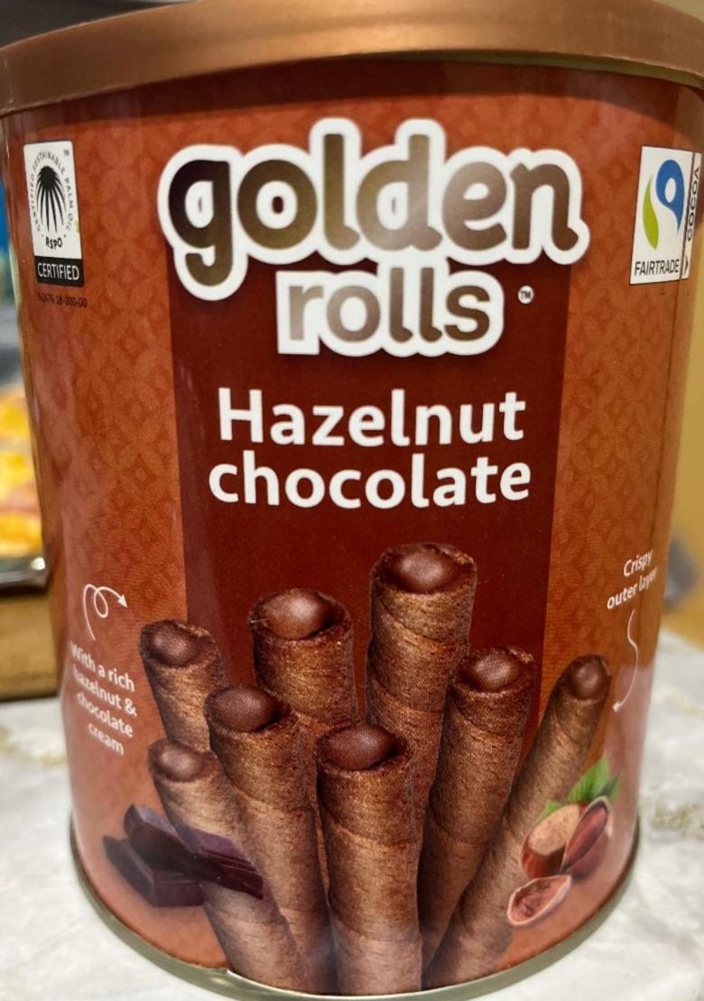 Фото - Hazelnut chocolate Golden Rolls