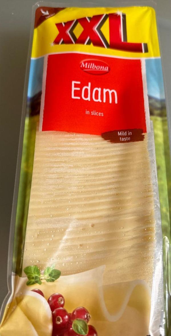 Фото - Edam ХХL in slices mild in taste Milbona