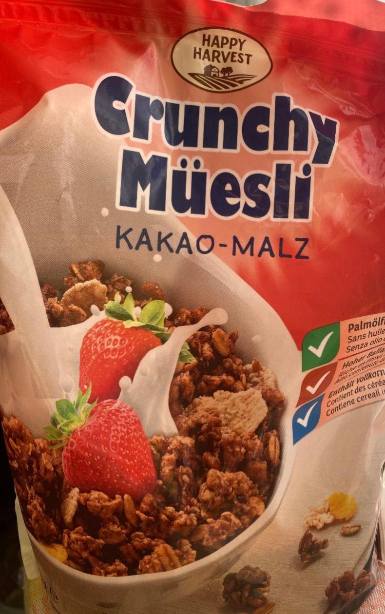 Фото - Crunchy müesli kakao-malz Happy Harvest