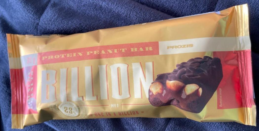 Фото - Billion Protein peanut bar Prozis