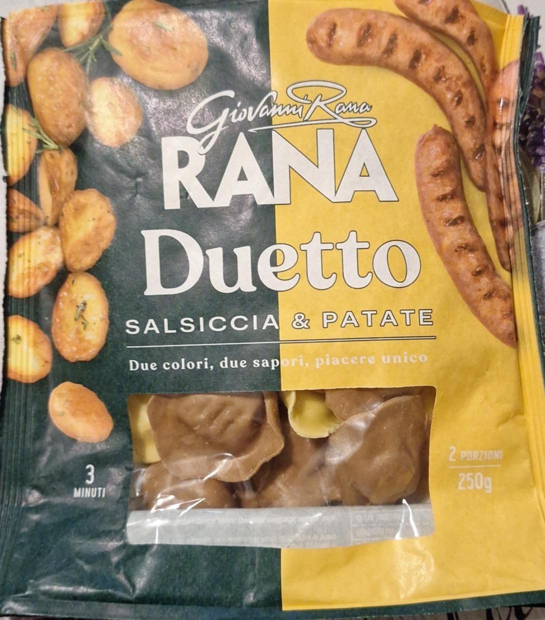 Фото - Duetto salsiccia e patate Giovanni rana