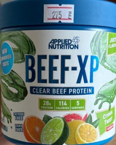 Фото - Beef-xp clear beef protein citrus twist Applied nutrition