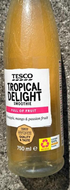 Фото - Tropical delight smoothie pineapple, mango & passion fruit Tesco