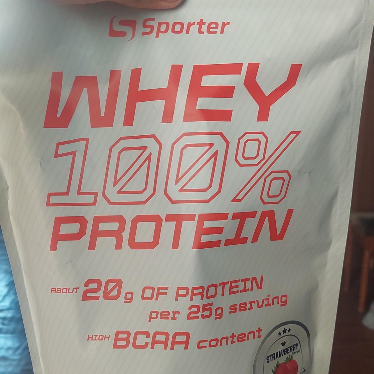 Фото - Протеїн 100% Whey Protein Strawberry Flavour Sporter