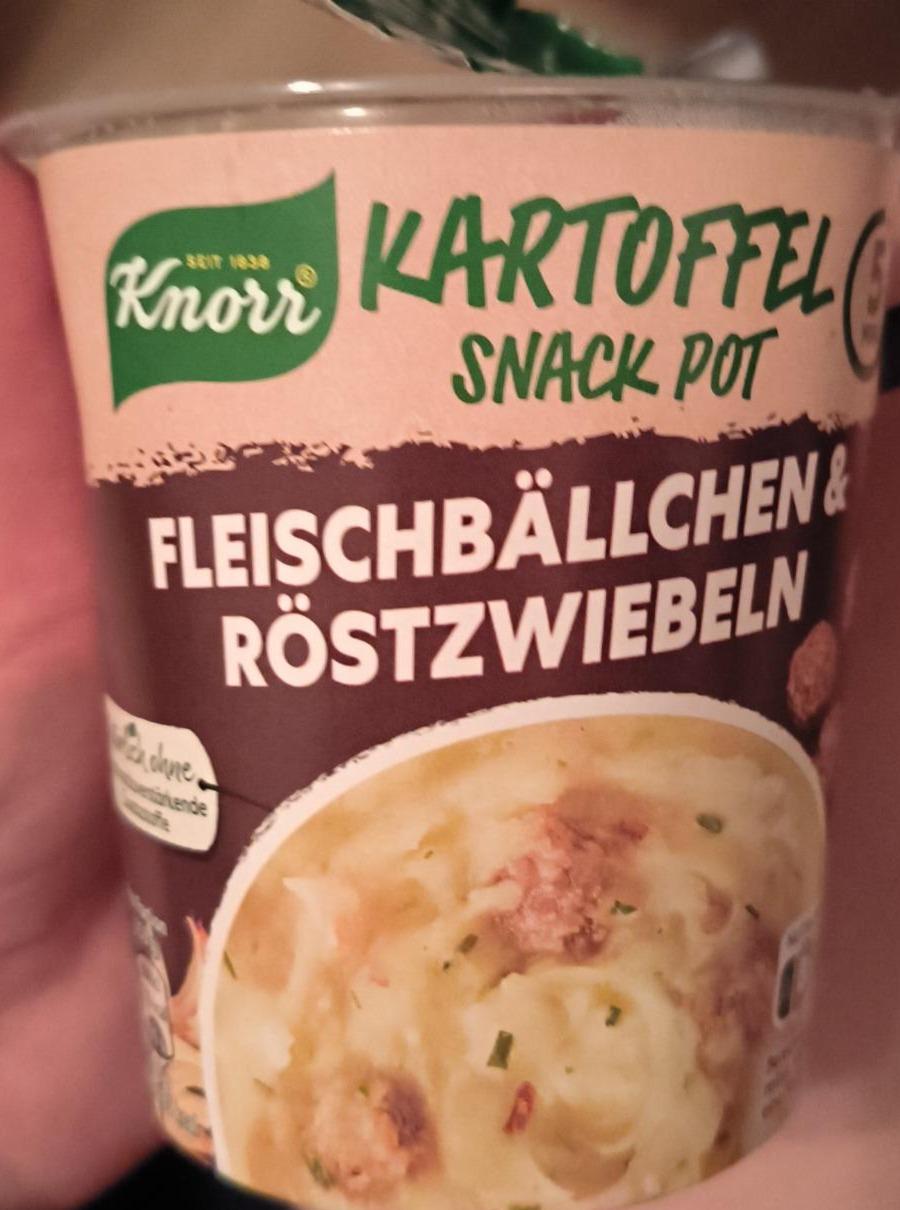 Фото - Kartoffel Snack Fleischbällchen & Röstzwiebeln Knorr