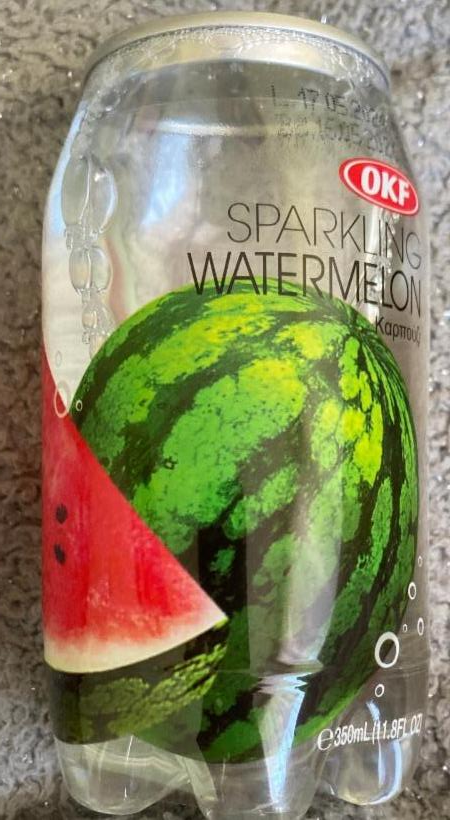 Фото - Напій безалкогольний газований зі смаком кавуна Sparkling Watermelon OKF