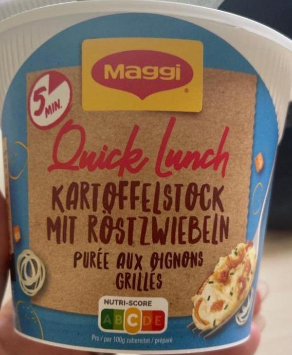 Фото - Quick Lunch Kartoffelstock Mit Rostzwiebeln Maggi