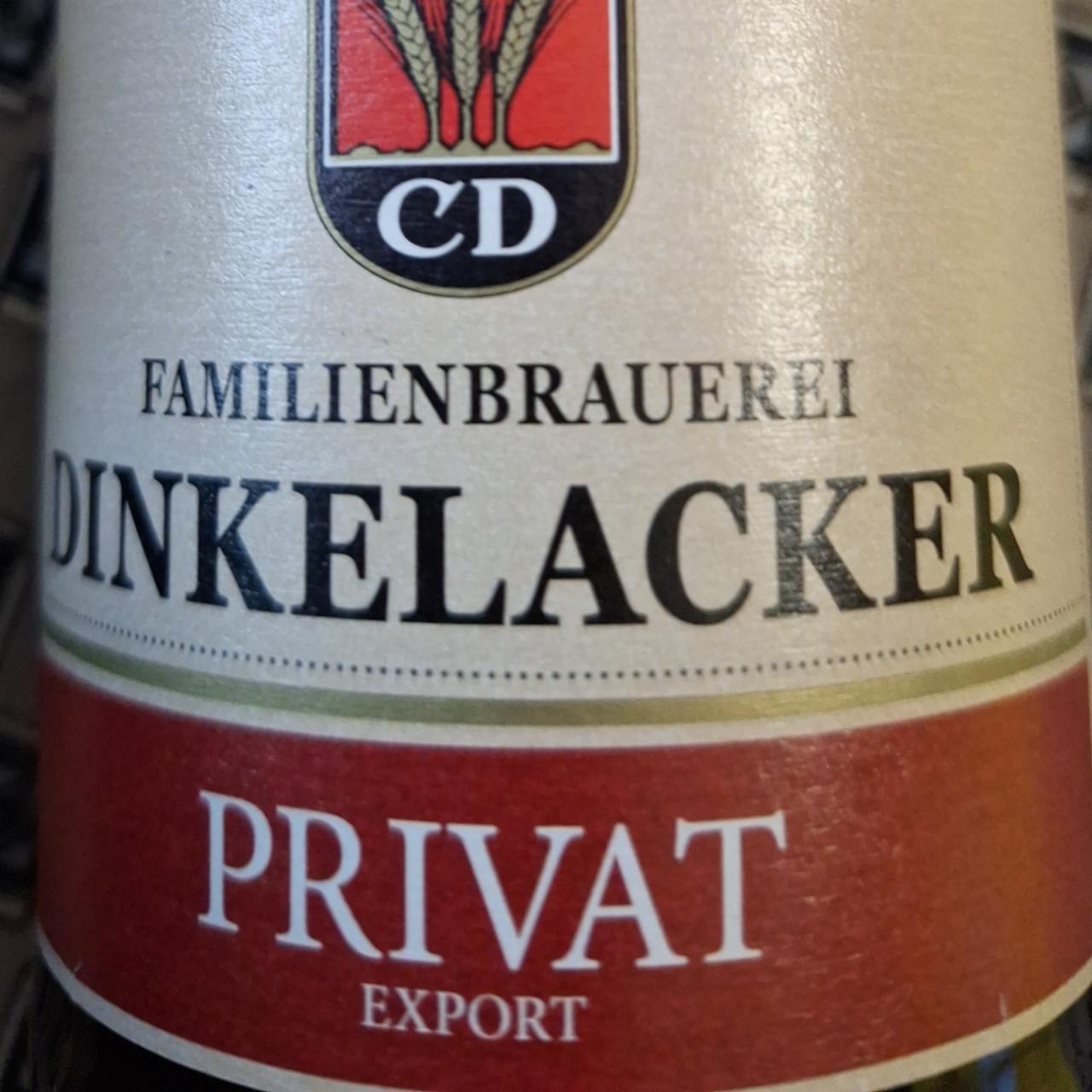 Фото - Pive Dinkelacker privat CD