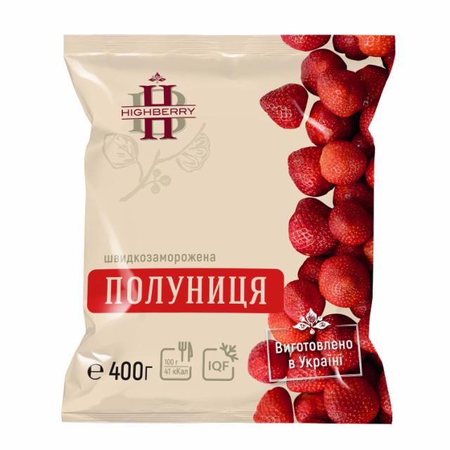 Фото - Швидкозаморожена полуниця Highberry