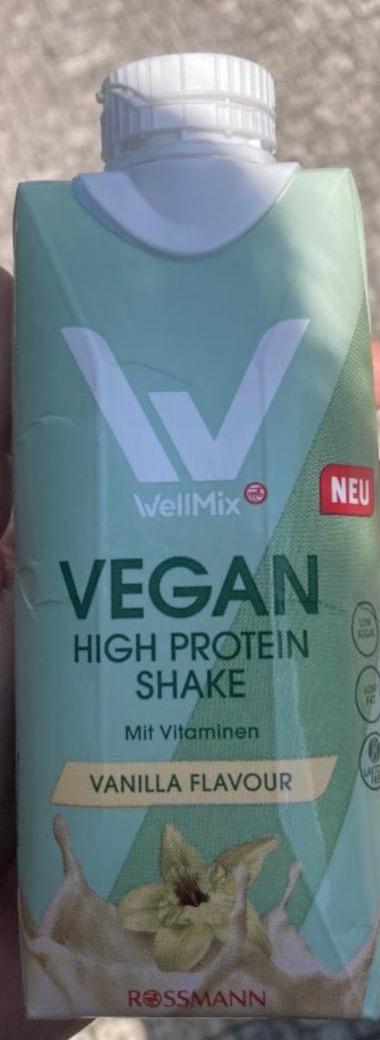 Фото - Vegan high protein shake mit vitaminen vanilla flavour WellMix