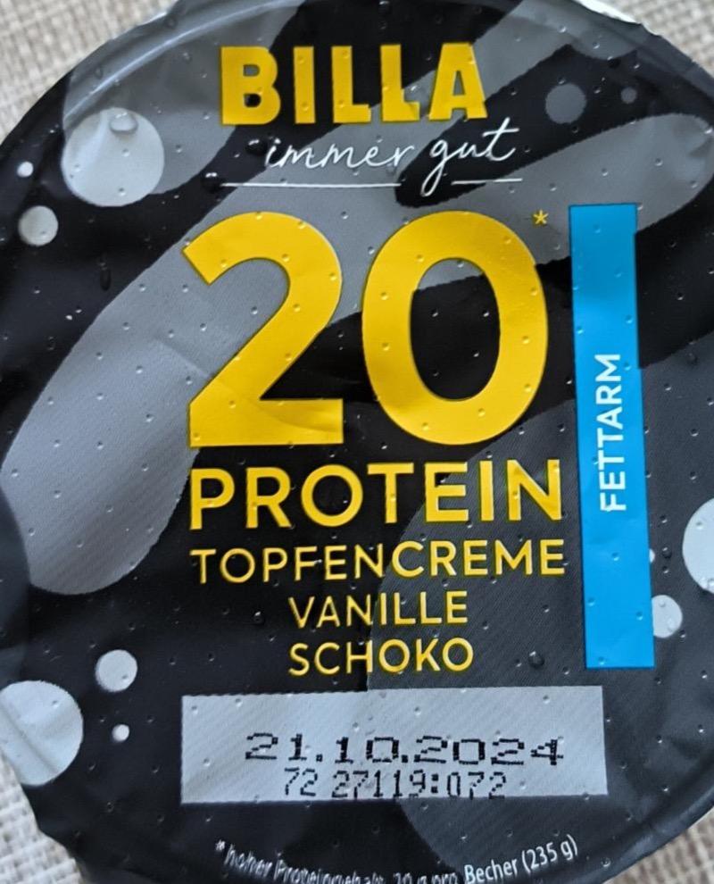 Фото - Topfencreme vanille schoko protein Billa