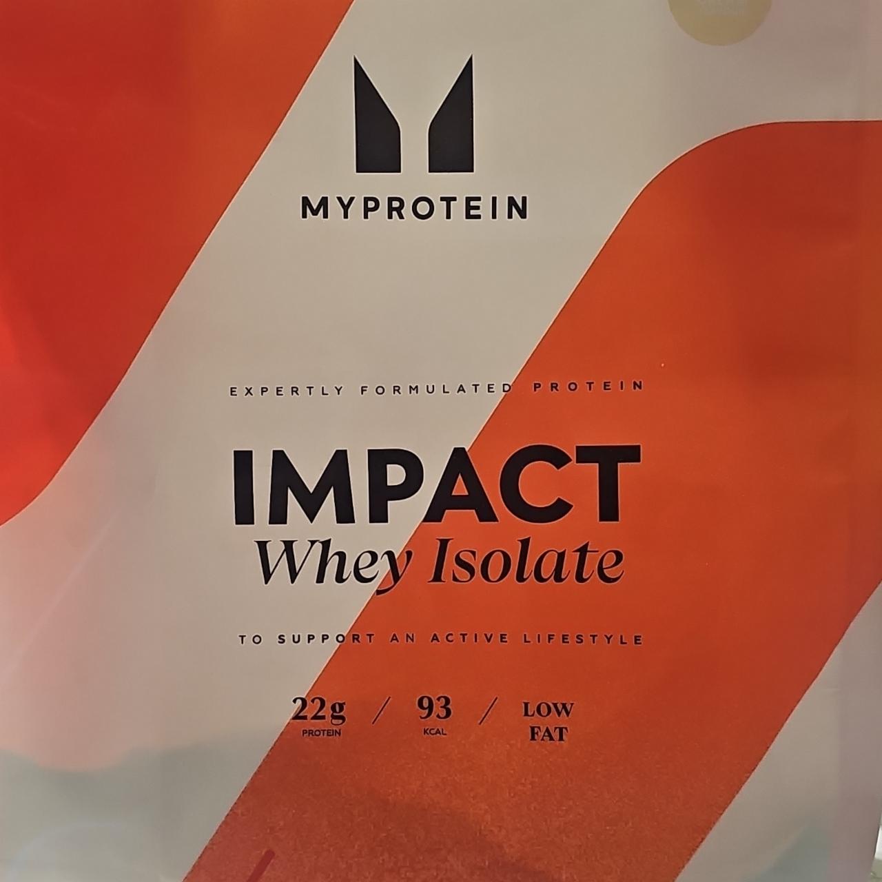 Фото - Протеїн Impact Whey Isolate Vanilla Ice Cream MyProtein