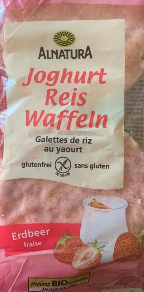 Фото - Joghurt reis waffeln erdbeer Alnatura