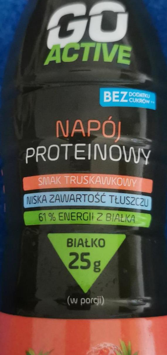 Фото - Napój proteinowy smak truskawkowy Go Active