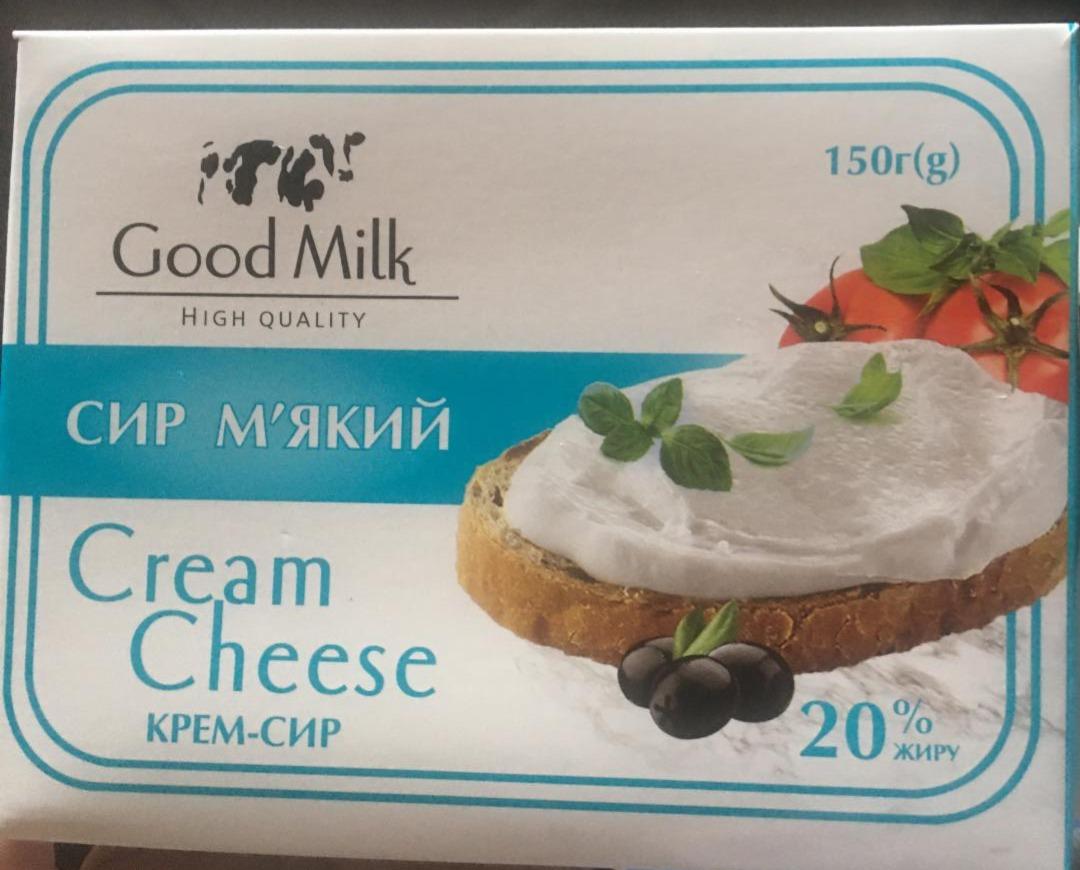 Фото - Сир м‘який Cream Cheese Good Milk