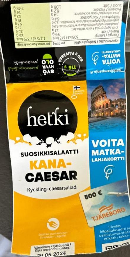 Фото - Kana-caesar-salaatti Hetki