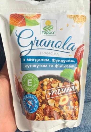 Фото - Granola Гранола з мигдалем,фундуком,кунжутом та фініками Teppa