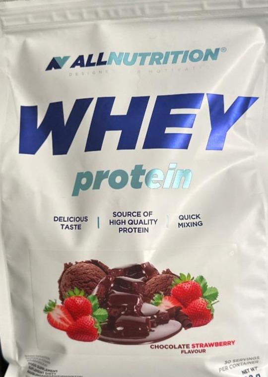 Фото - Whey protein chocolate strawberry Allnutrition