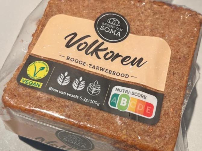 Фото - Volkoren rogge tarwebrood Brood van Soma