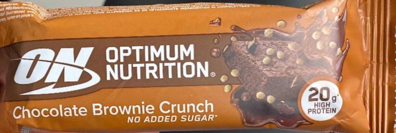 Фото - Chocolate Brownie Crunch protein bar Optimum Nutrition