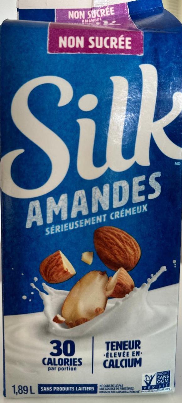 Фото - Almond Unsweetened amendes sérieusement crémeux Silk