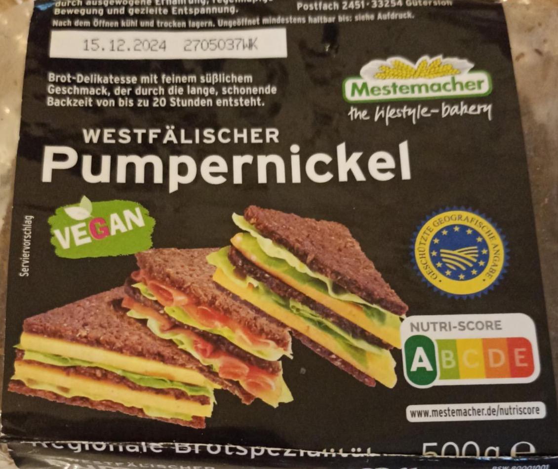 Фото - Pumpernickel westfälischer Mestemacher