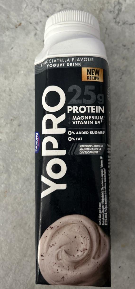 Фото - YoPro 25g Protein Stracciatella Flavour Yogurt Drink Danone