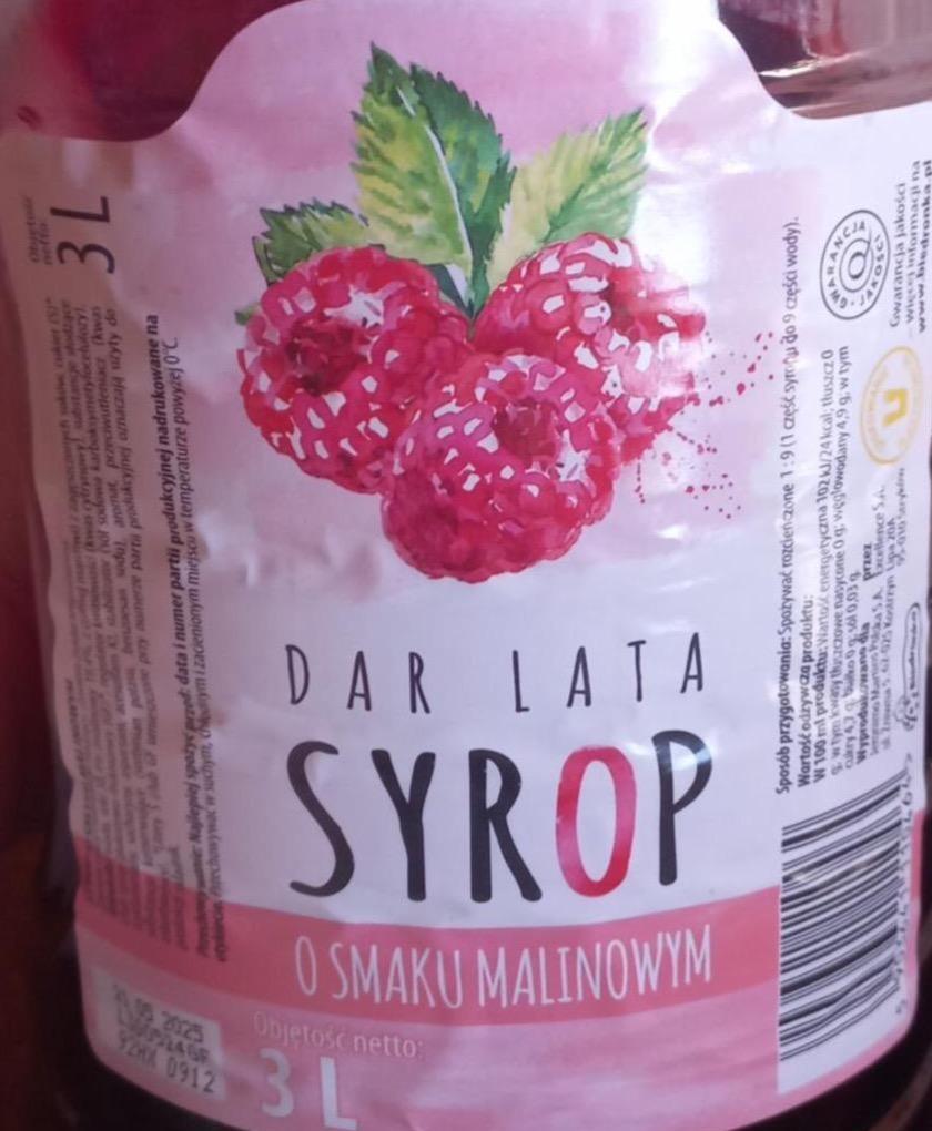 Фото - Syrop o smaku malinowym Dar Lata