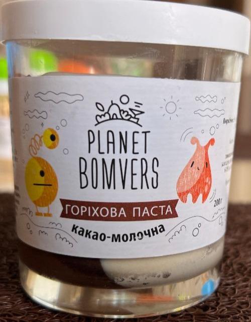 Фото - Паста горіхова какао-молочна Planet Bomvers