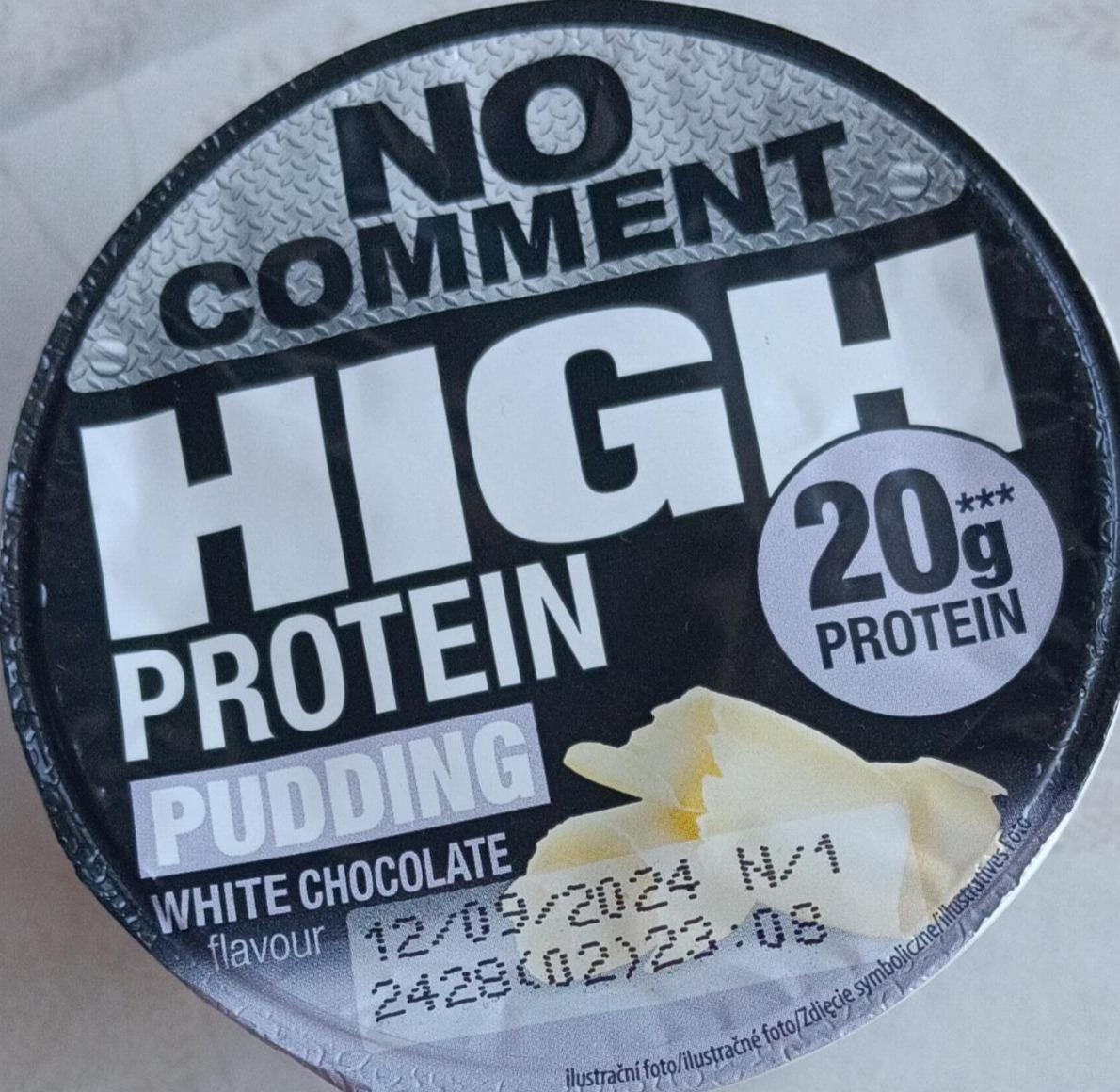 Фото - High protein pudding white chocolate flavour 20g protein No comment