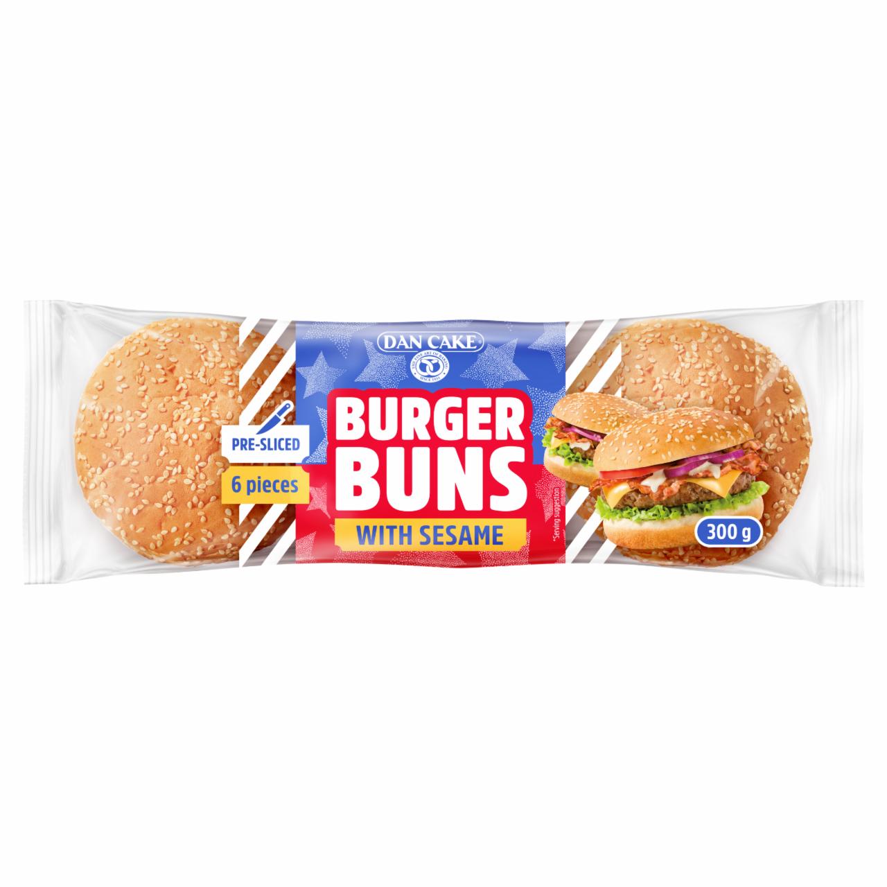 Фото - Булка для бургерів Burger Buns з кунжутом Dan Cake